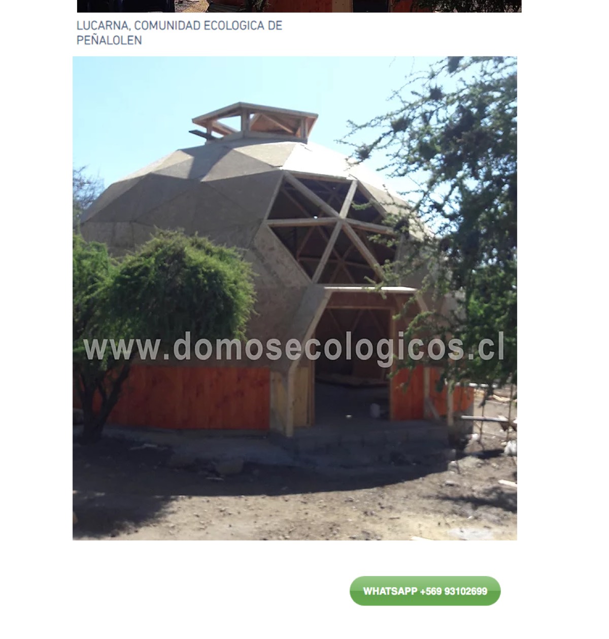 Domo ecológico Chile