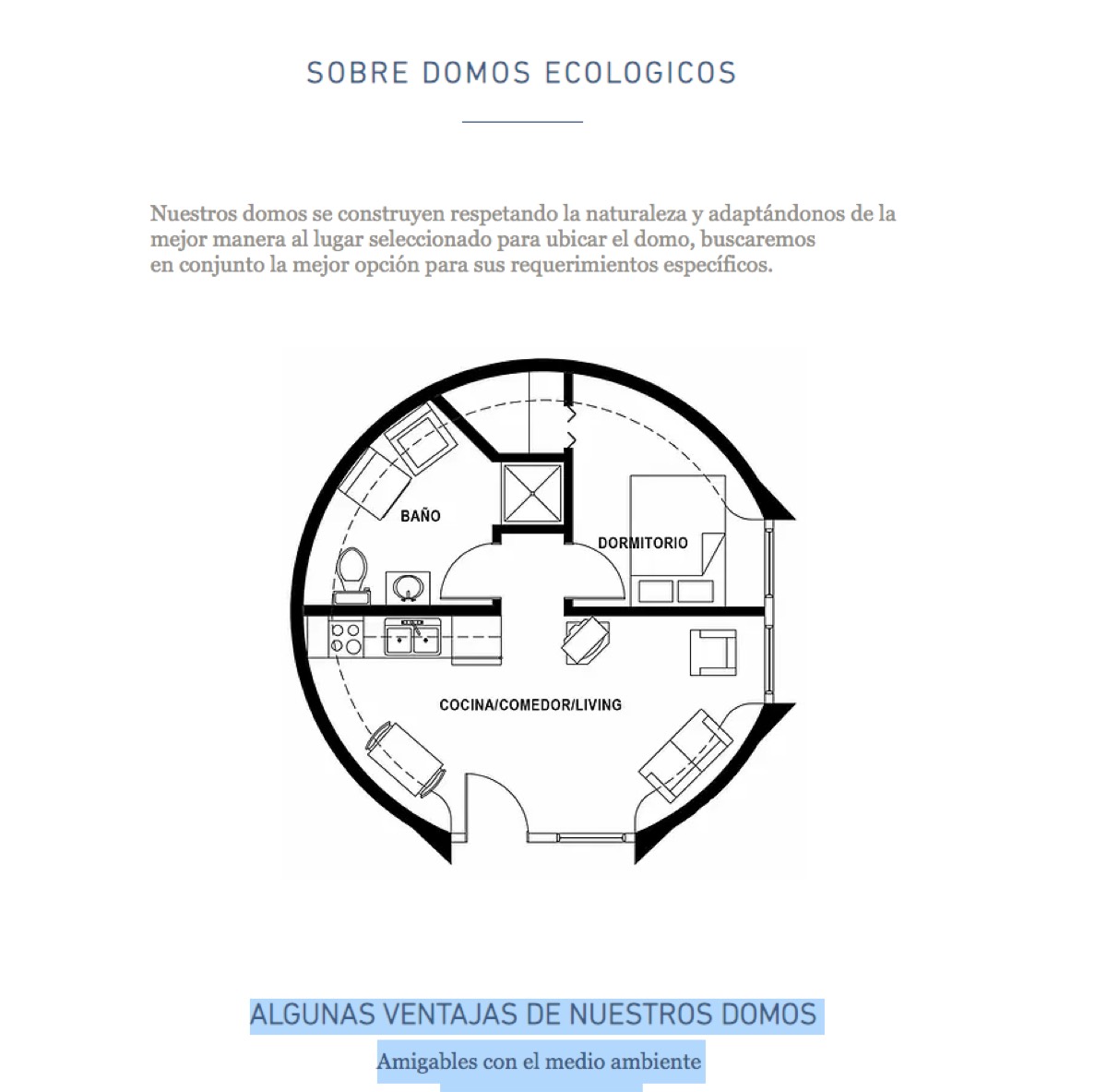 Domo ecológico Chile